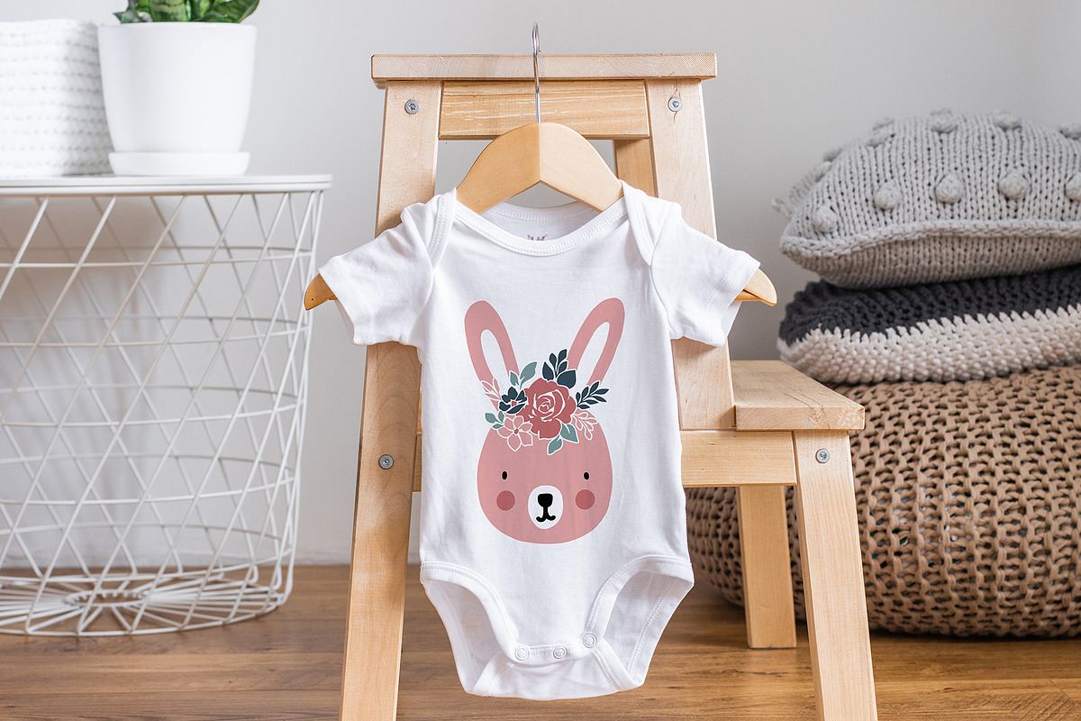Baby Onesie Mockup PSD Set, an Apparel Mockup by Neutral Mockups (Photo 5 of 6)