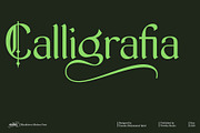 Calligrafia, a Blackletter Font by Teweka (Thumbnail 1 of 10)