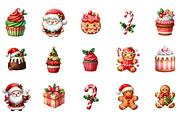 Sweet Christmas Food Clipart, an Illustration by Designworld (Thumbnail 3 of 5)