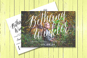 Calligraphic Graduation Invitation, a Card Template by Wink Design (Thumbnail 1 of 2)
