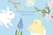 Soft Easter and Spring Design Kit, a Seasonal Illustration by statica (Thumbnail 5 of 7)