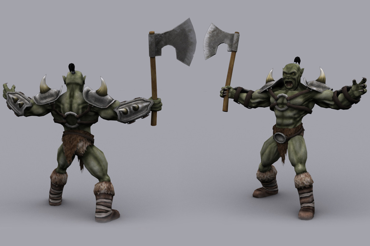 ORC with Native File, a Characters & Person 3D Model by PROTOFACTOR