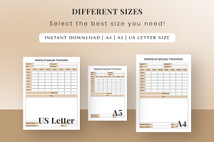 Time Tracking Worksheet For Employee