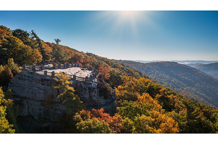 Coopers Rock panorama in West, a Nature Photo by Backyard Stock