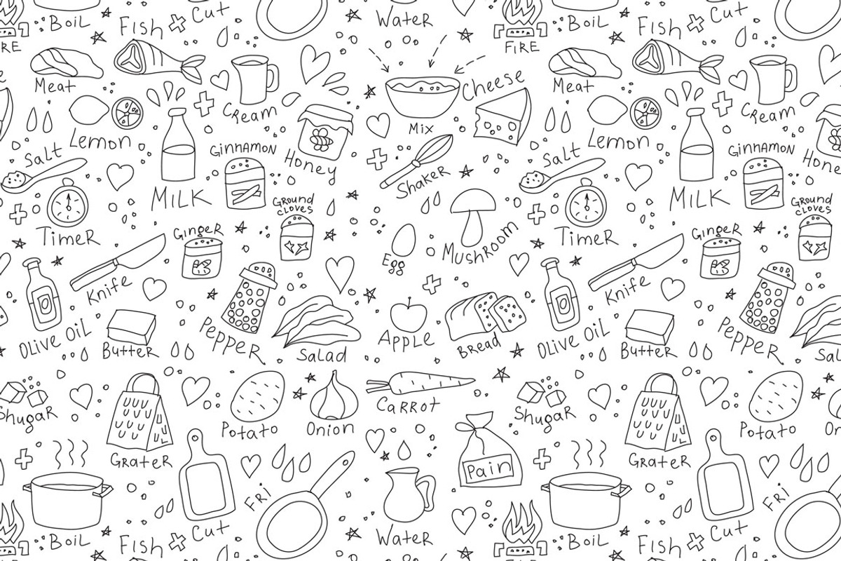 Vector set about food and cooking, a Food Illustration by Crowhouse (Photo 3 of 4)