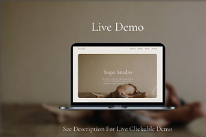 Squarespace Yoga Studio Template