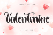 Valentmine | Display Font, a Handwritten Font by esamaradany (Thumbnail 1 of 6)