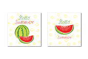 Watermelon on white background., an Object Graphic by Olgaart (Thumbnail 3 of 5)