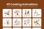 45 Animated Cooking Illustrations, a Food Illustration by Vectors Market (Thumbnail 1 of 4)