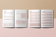 Blog Planner Worksheet | Canva, a Brochure Template by retrographix (Thumbnail 3 of 6)
