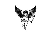 Cupid Angel Valentine Vector Bundle, an Illustration by jahid234 (Thumbnail 47 of 47)