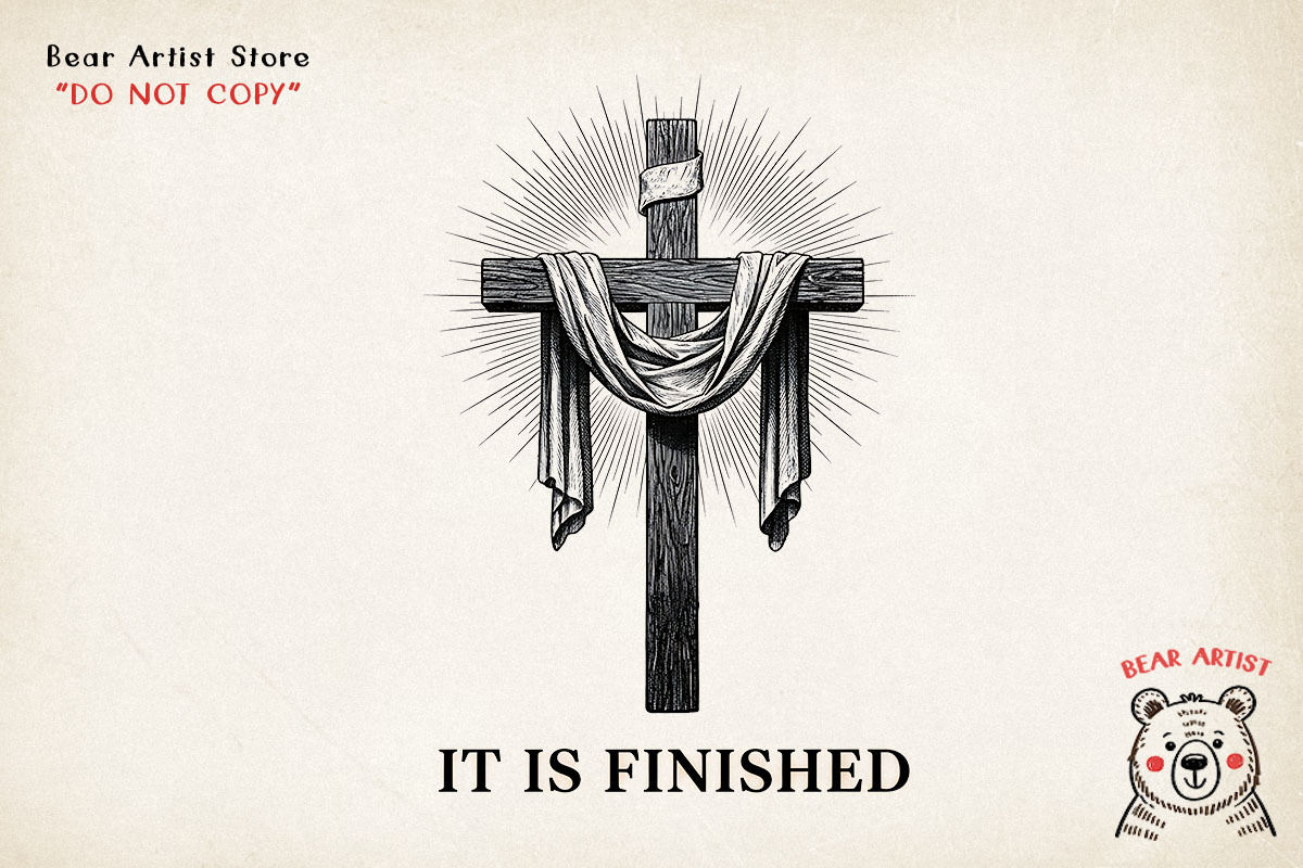 Christian Engraved Illustration, an Object Graphic by GlitterCraft (Photo 17 of 101)