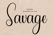 Savage, a Handwritten Font by InermediaSTUDIO (Thumbnail 1 of 7)