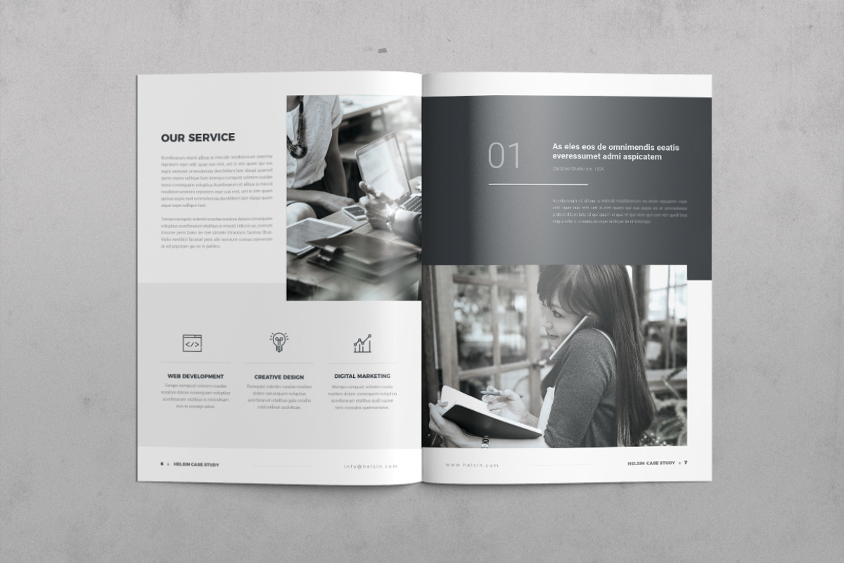 Case Study, a Brochure Template by DesignJanala (Photo 6 of 11)