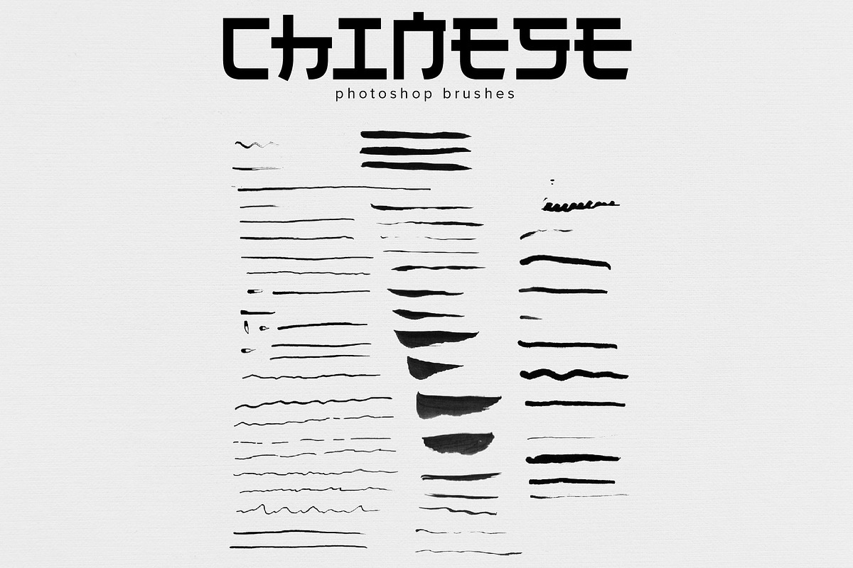 Chinese Photoshop brushes, a Brush Add-On by Leo Studio Design Lab (Photo 3 of 6)