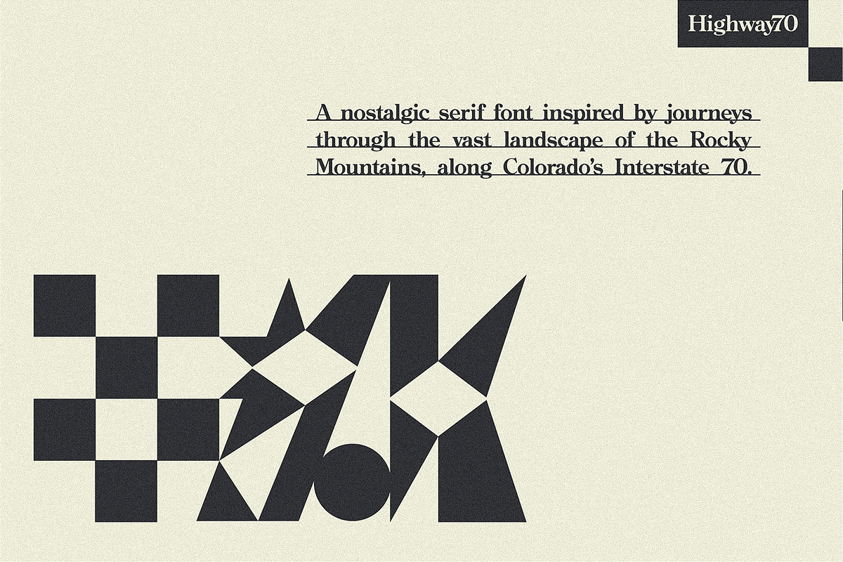 Highway 70 - Retro Serif, a Serif Font by Lateral Design (Photo 10 of 15)