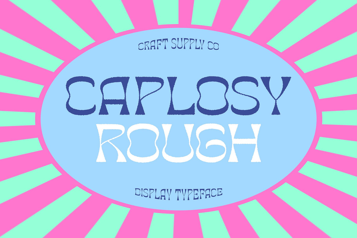Caplosy Rough, a Sans Serif Font by Craft Supply Co. (Photo 1 of 8)