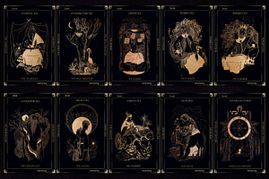 TAROT - Major & Minor Cards Set