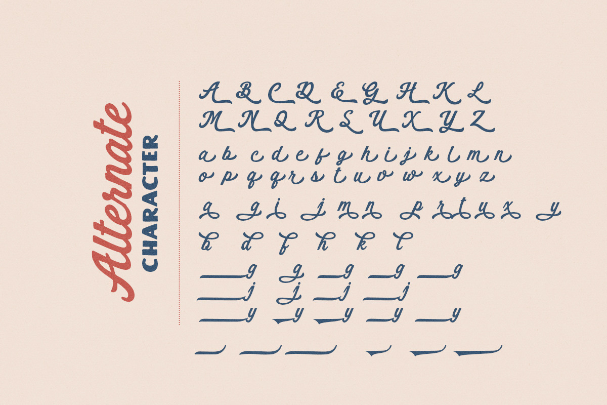 Rustic Graytone - Vintage Font Duo, a Script Font by Bale Type (Photo 10 of 10)