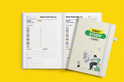 Daily Study Planner Student Planner, a Stationery Template by Graphic Template (Thumbnail 2 of 2)
