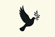 Peace Bird Silhouette Pack, an Illustration by jahid234 (Thumbnail 20 of 21)