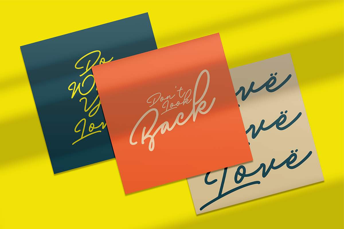 Thread Starter | A Monoline Script, a Script Font by Colllab Studio (Photo 3 of 12)