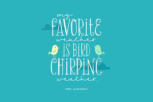 Chirp & Blossom Font