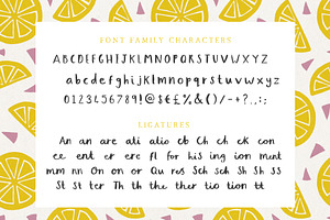 Lemonade Handwritten Font