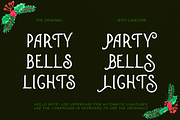 Snow Lits Christmas Holiday Display, a Font by Cloverons (Thumbnail 6 of 13)