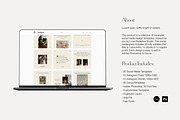CANVA PS Instagram Templates Posts, a Social Media Template by Love Radiation Studio (Thumbnail 3 of 18)