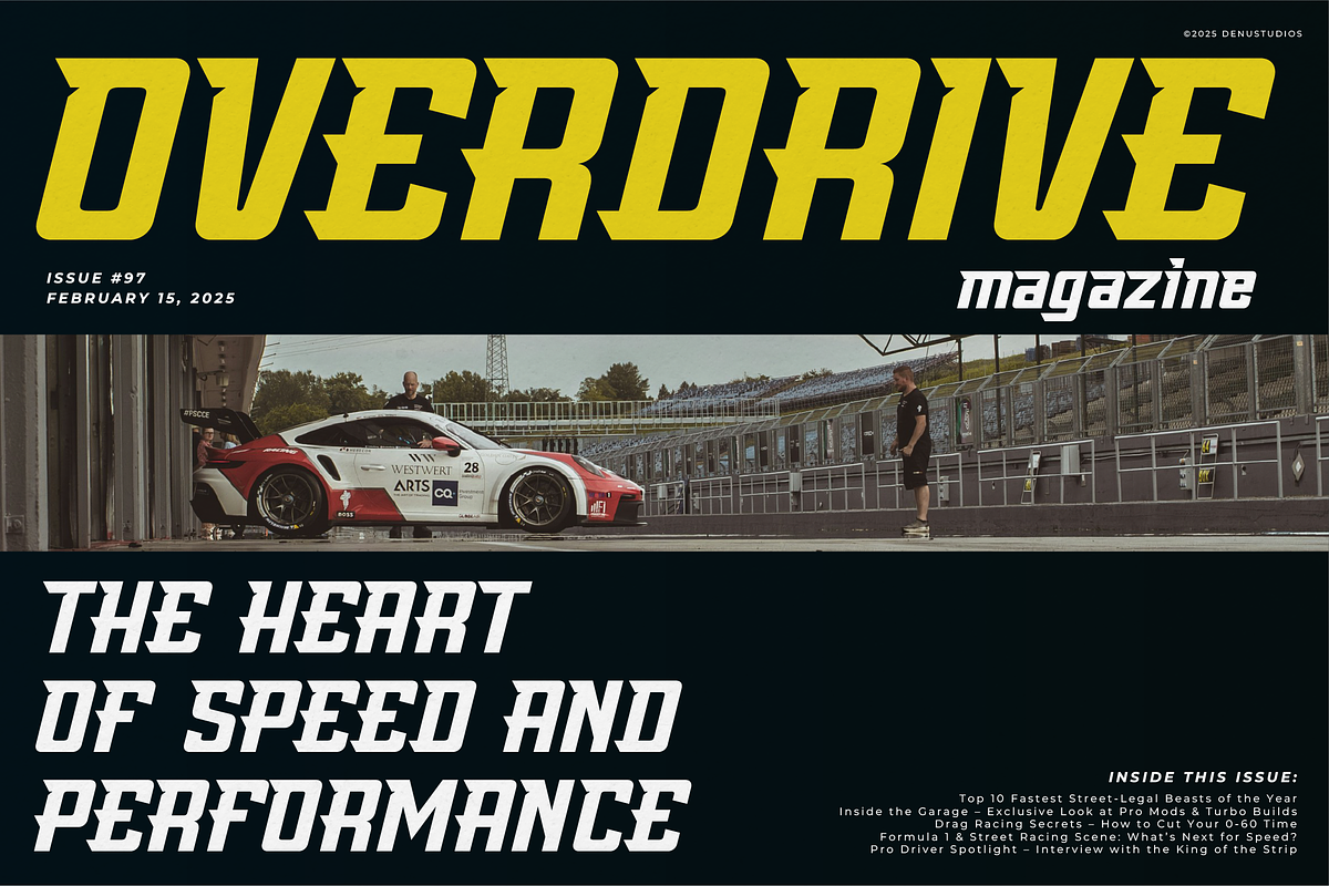 Amang Racing | Bold Racing Font, a Font by Denustudios (Photo 6 of 12)