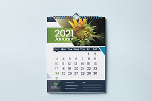 2021 Calendar- Wall Calendar