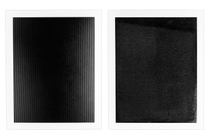Two Blank Vintage instant photo
