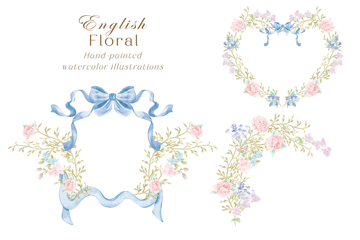 Grandmillennial floral illustrations, an Illustration by TheHappyGiftArt (Photo 4 of 7)