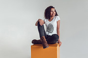 T-Shirt Mock-Up Vol.20 2017, a Shirt Mockup by Freeman Studio (Thumbnail 6 of 27)