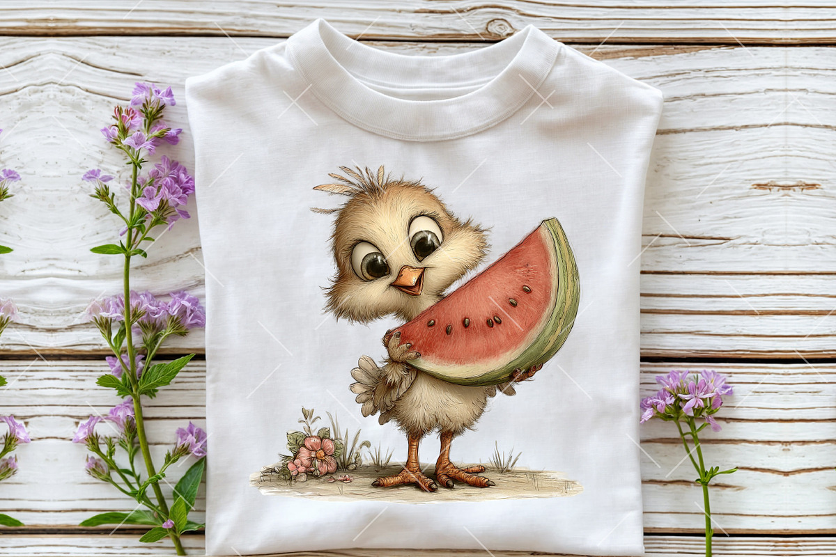 Summer Watermelon Animal PNG Clipart, an Illustration by OK Design (Photo 5 of 6)