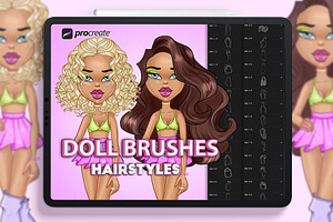 Procreate Hair Brushes For Dolls