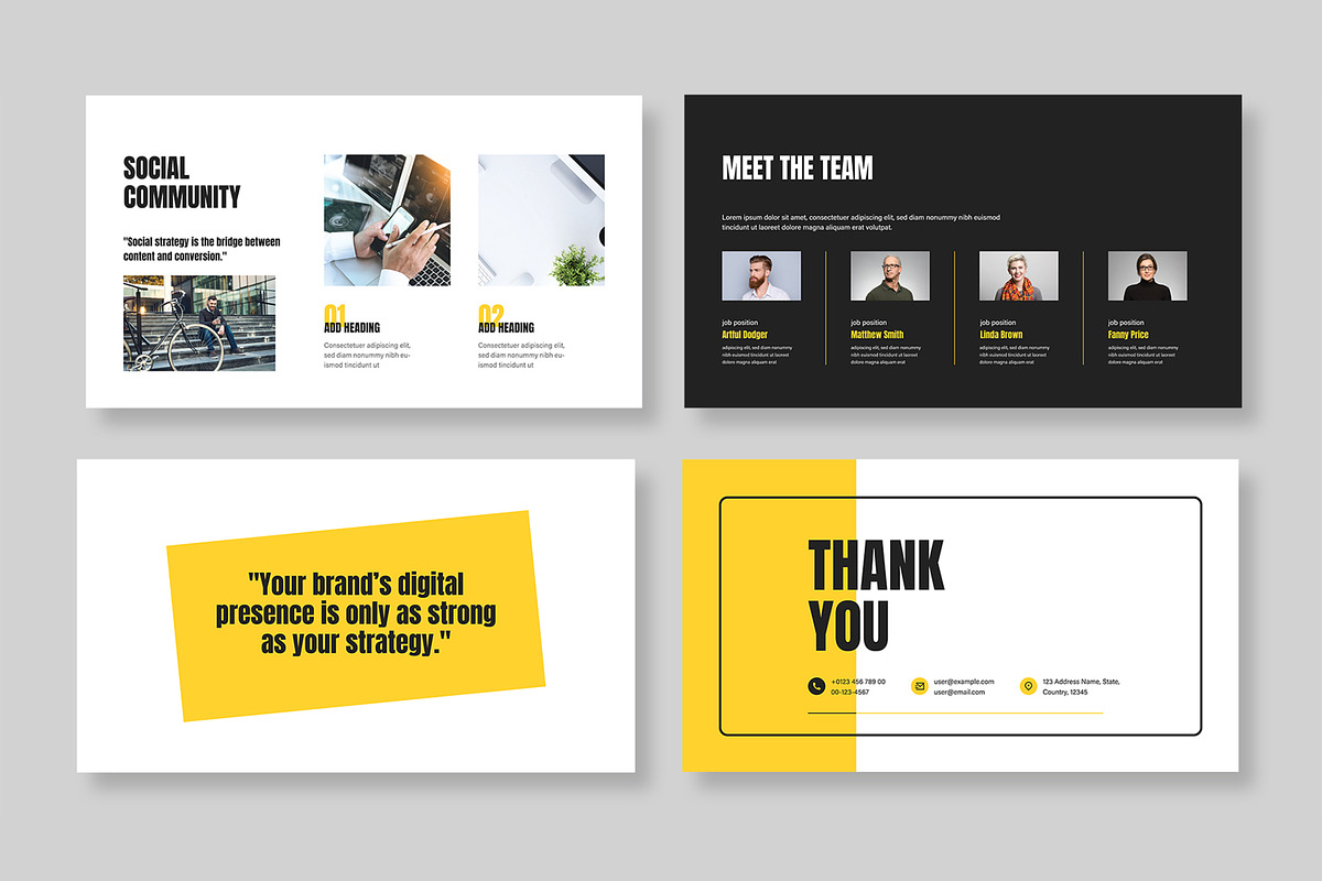 Social Media Strategy Presentation, a Presentation Template by MightyDesign (Photo 6 of 9)