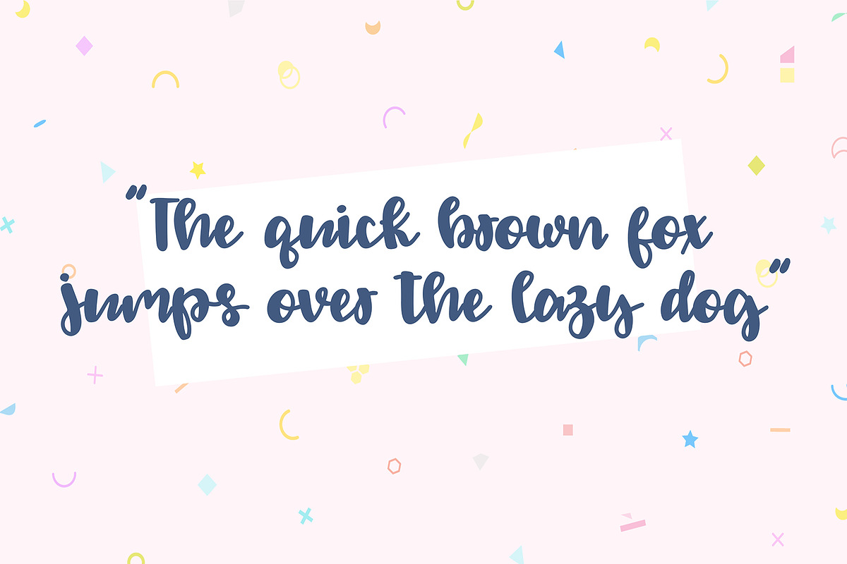 SPRINKLE Bold Script .OTF Font preview 5