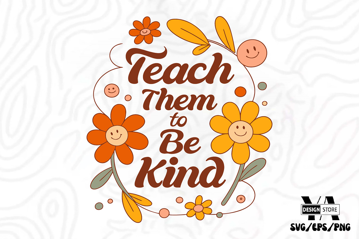 Teacher Boho Floral SVG PNG Bundle, an Illustration by Ya_ Design Store (Photo 3 of 17)