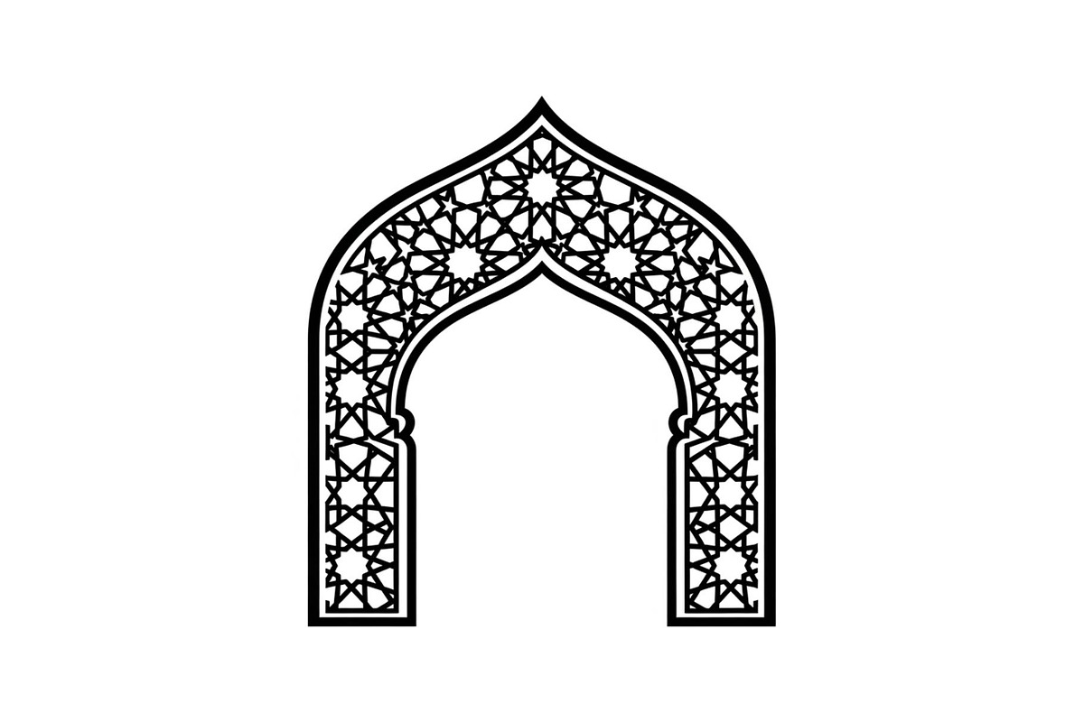 Islamic Arch Window Vector Bundle, an Illustration by yasushie (Photo 37 of 51)