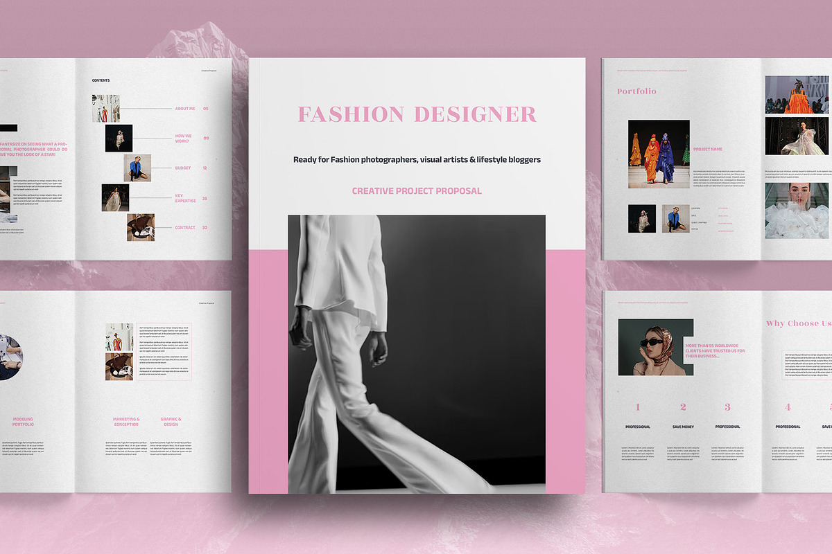 Fashion Designer Portfolio Brochure