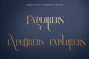 Explorers - Serif font + Extras, a Serif Font by VP Fonts (Thumbnail 8 of 12)