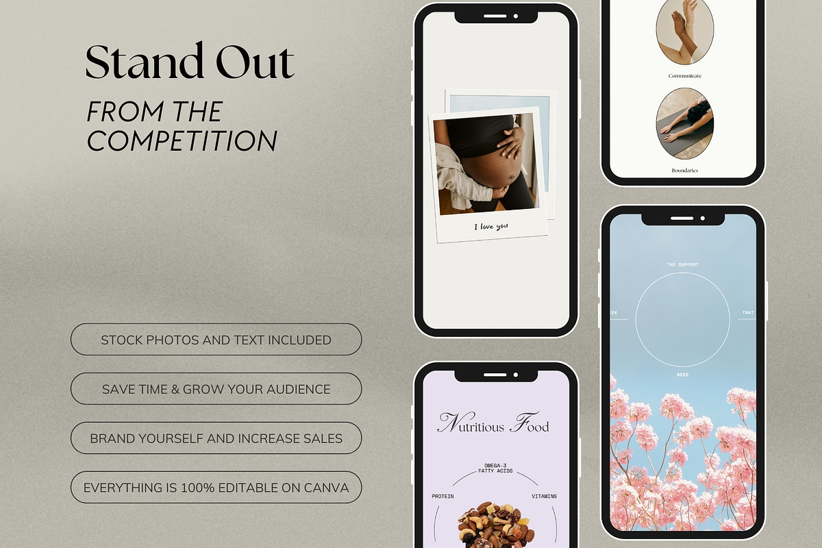 Doula Instagram Templates, a Social Media Template by Terraa Studio Design (Photo 4 of 7)