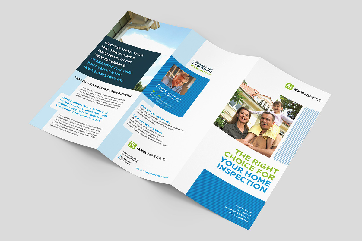 Home Inspection Brochure Template, a Brochure Template by StockLayouts (Photo 3 of 4)