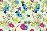 Botanical Seamless Vector, a Pattern Graphic by Ania Illustration (Thumbnail 9 of 9)
