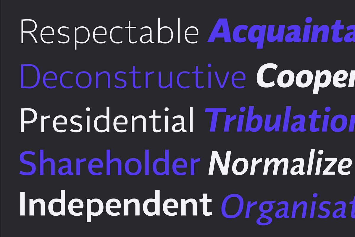 Flinders; Sans Font Family, a Sans Serif Font by Eko Bimantara (Photo 9 of 13)