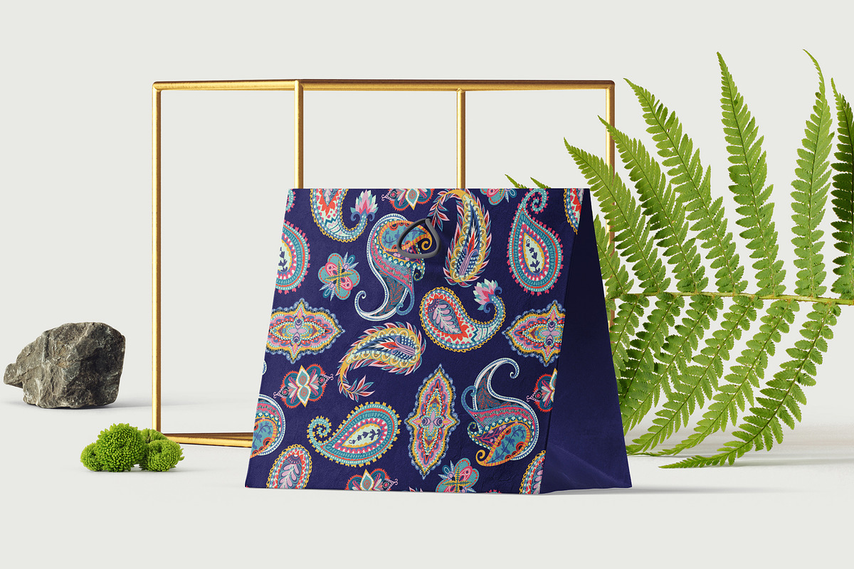 Rainbow paisley, a Pattern Graphic by kateja (Photo 9 of 10)