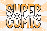 Super Comic | Script Font, a Script Font by Scratchones (Thumbnail 1 of 8)