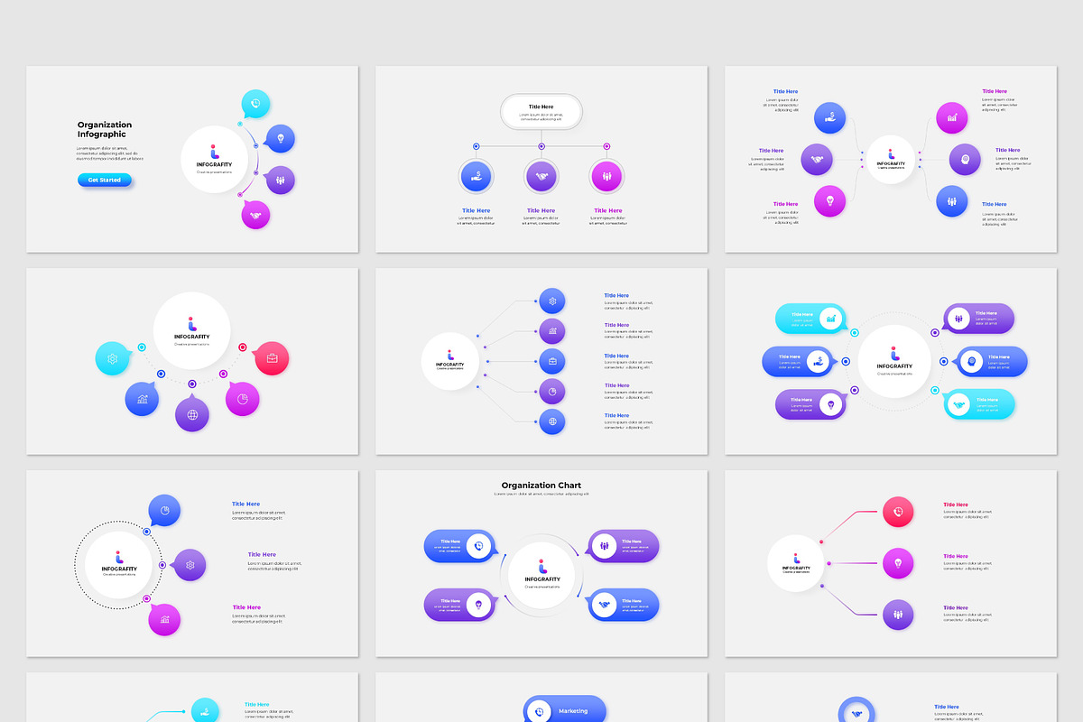 Organizational Charts Templates, a Presentation Template by Abert (Photo 9 of 9)